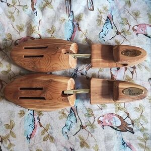 Allen Edmonds Wooden Cedar? Men's Wood Shoe Stretcher Form Size Large Adjustable